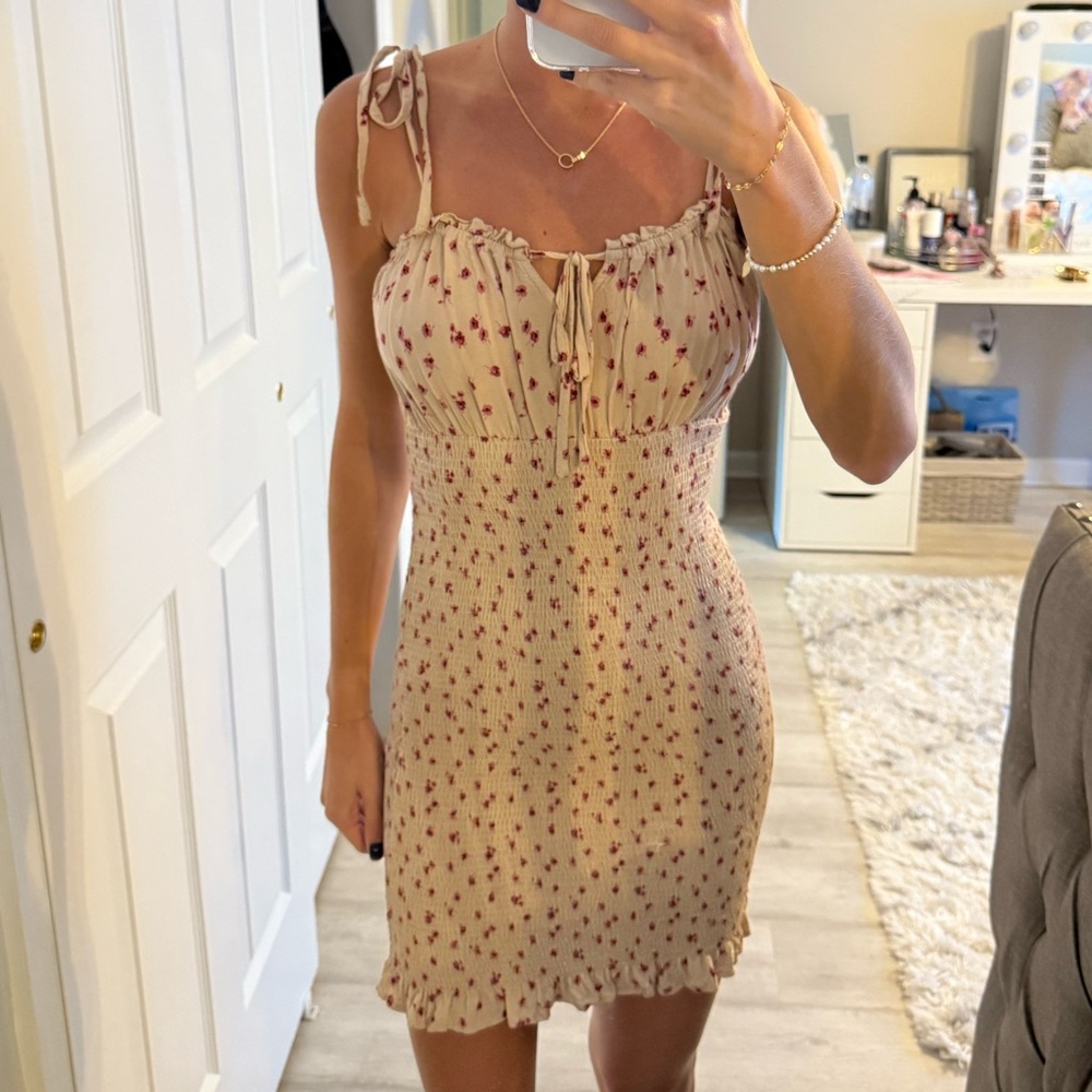Cotton Candy LA flower fitted dress worn once!!!